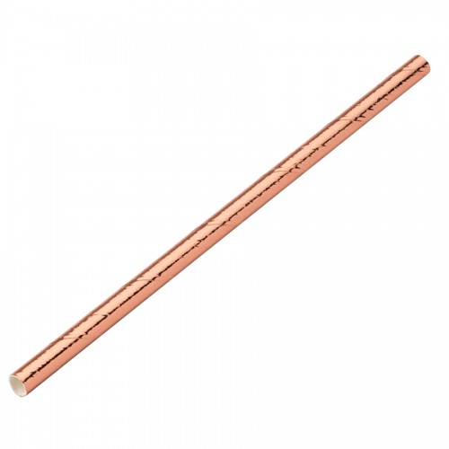 Paper Copper Cocktail Straw 5.5 Inch 14cm 5mm Bore