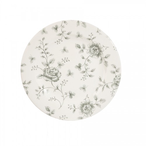 Rose Chintz Grey Grey Rose Chintz Plate 6 5/8 inch