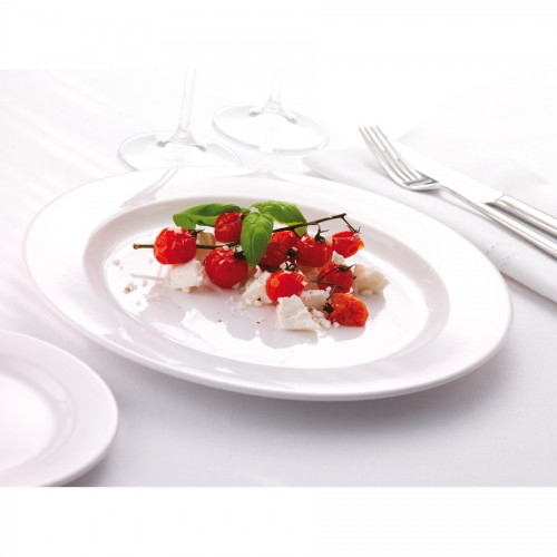 Monaco Fine Dining Plate White 23cm