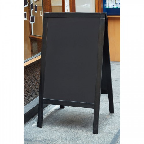 Pavement chalk board black finish