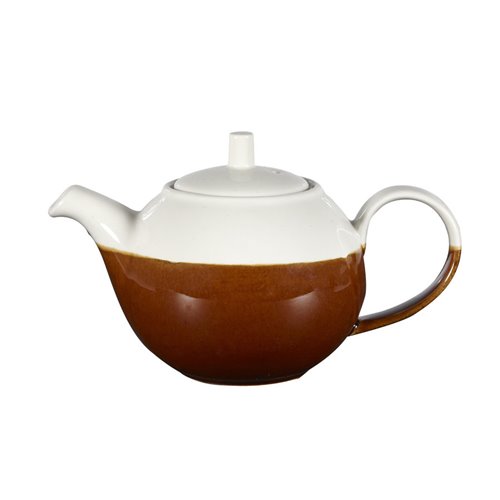 Monochrome Cinnamon Brown Profile Beverage Pot 15oz