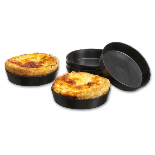 Quiche Tin 10 x 2.1cm Non-Stick Set Of 12