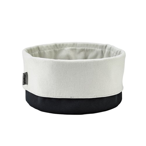 Stelton bread bag, 100% cotton black and sand