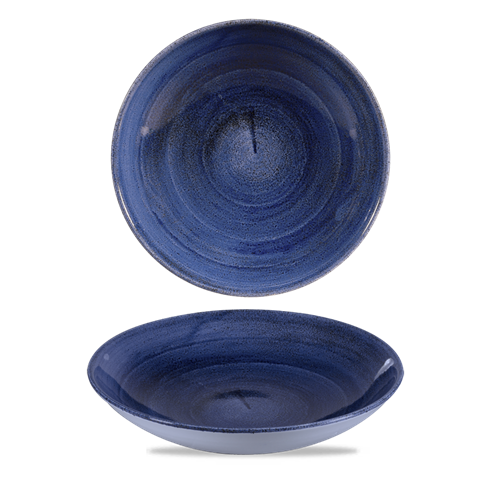 Stonecast Patina Cobalt Evolve Coupe Bowl 9.75inch