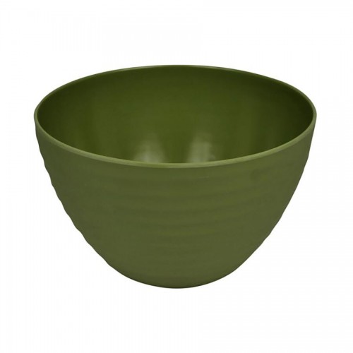 Green Melamine Ripple Pot 4.5 Litre