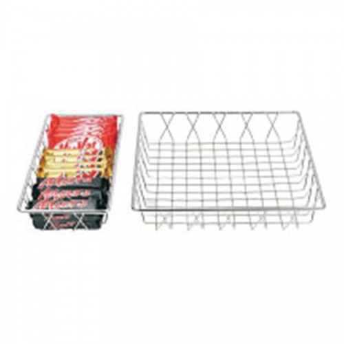 Display Basket Chrome Oblong 35 x 15 x 5cm