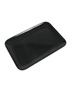 Tray Black Melamine Oblong 20 x 29cm