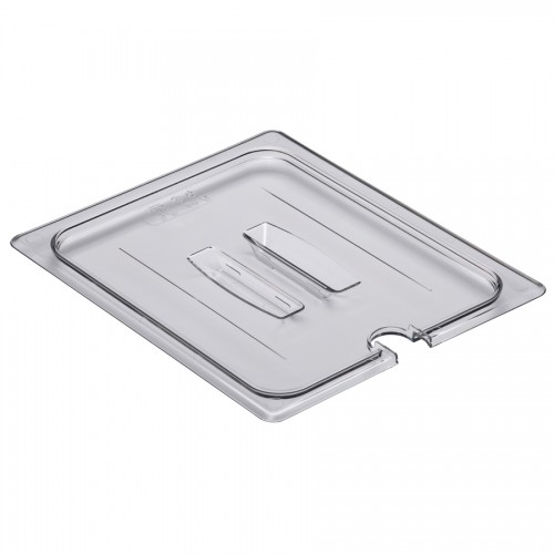 Gastronorm Notched Lid Polycarbonate 1/2 Clear