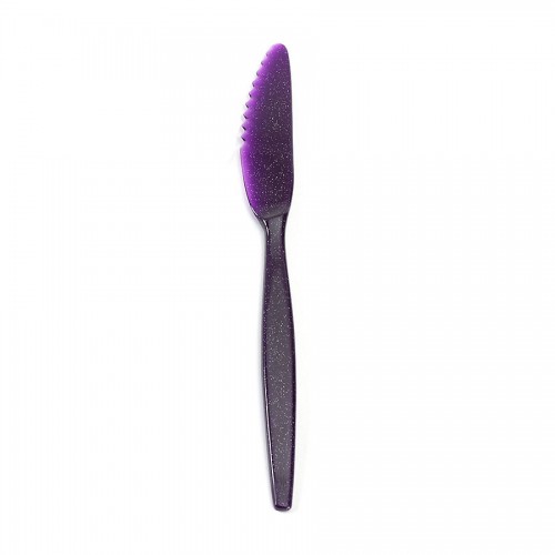 Polycarb Knife Standard 22cm Purple Sparkle