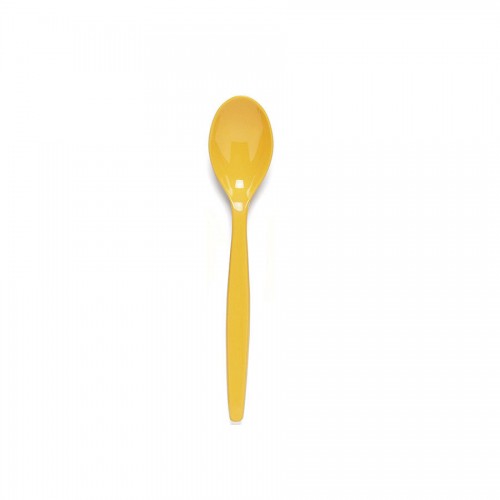 Polycarbonate Teaspoon Yellow 14.5cm