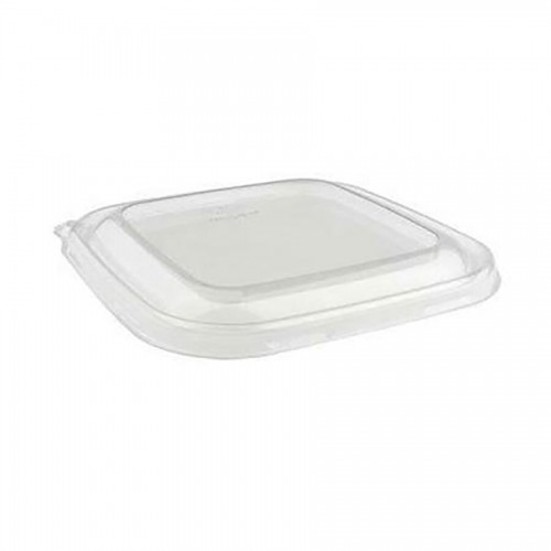 750ml Shallow Sqr Bagasse Bowl PET Lid 300 Per Case