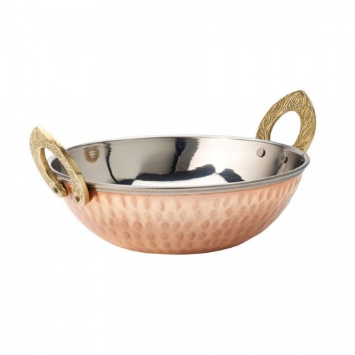 Copper Kadai Dish 16.5cm 6.5 Inch