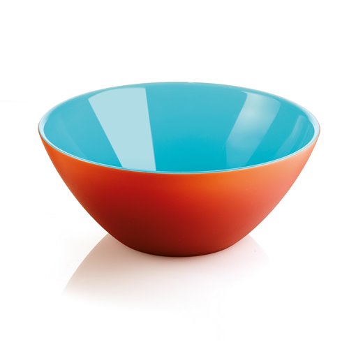 MyFusion 25cm Bowl Orange & Turquiose