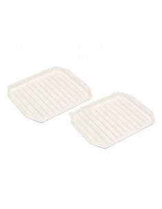 Set Of 2 Microwave Bacon Racks 22 x 19cm