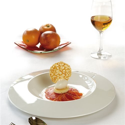 Monaco Float Small Well Plate White 30.5cm