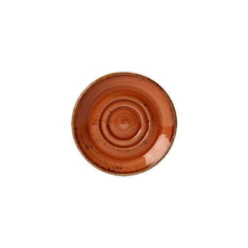 Steelite Craft Double Well Saucer 11.75cm Terracotta