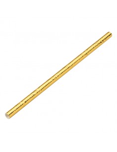 Paper Gold Cocktail Straw 5.5 Inch 14cm 5mm