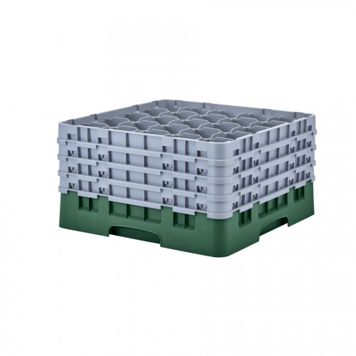 Cambro Camrack Glass Rack 25 Compartments Green