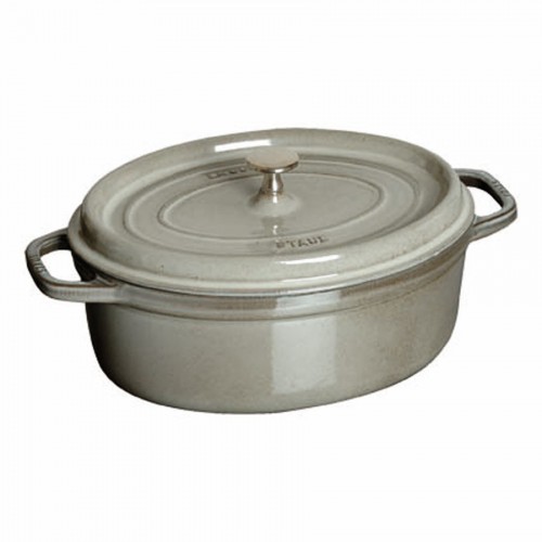 Casserole Grey Cast Iron Oval 2.3ltr 23cm