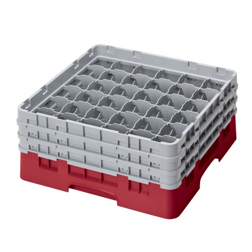 Camrack Glass Rack 36 Compartments Cranberry