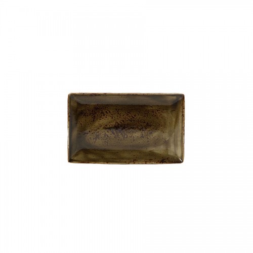 Steelite Craft Rectangular One Plate Brown