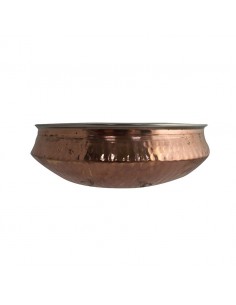 Copper Handi Pot 24cm dia