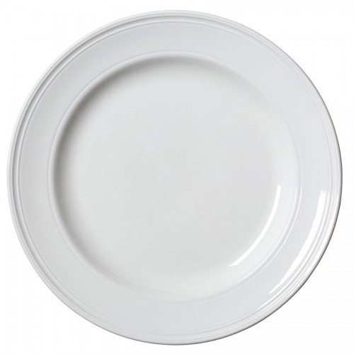 Bead White Plate 30cm