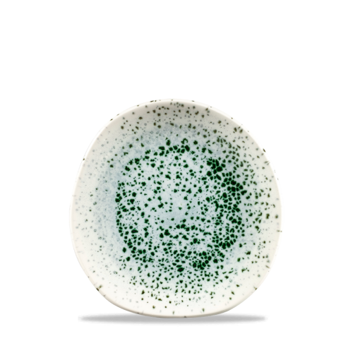 Mineral Green Round Trace Plate 7 1/4 inch