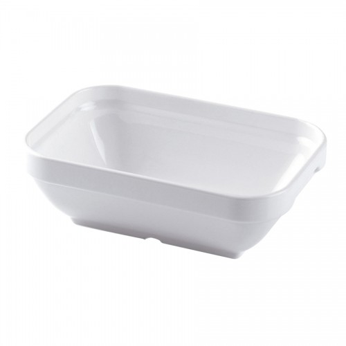 13Cm White Deep Plate Polycarbonate