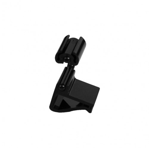 Black PC Horizontal Ticket Clamp 20mm