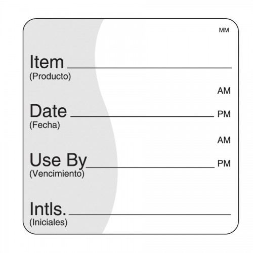 Movemark Item/Date/Use By Label 51 x 51mm