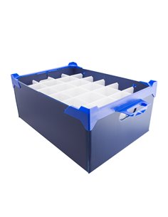 Glass Storage Box 24 Compartments