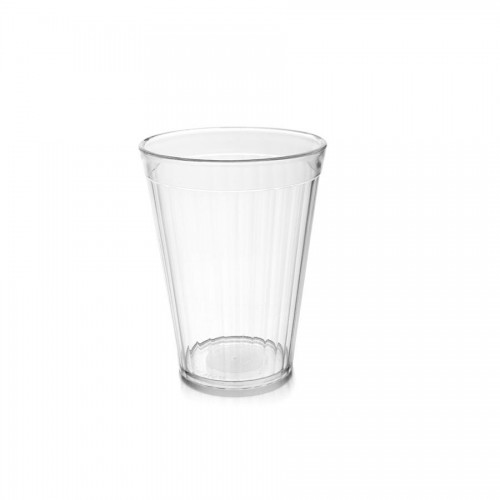 Polycarbonate Tumbler Fluted 5.25oz Clear