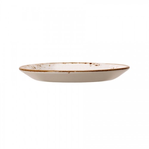 Craft White Saucer Double Well Slimline 16.5cm