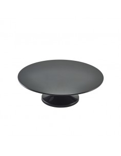 Black Melamine Cake Stand 33cm 13 Inch