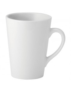 Pure White Latte Mug 8.5oz