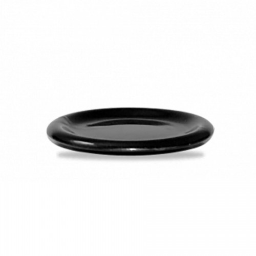 Black Ceramic Bowl Lid / Side Plate