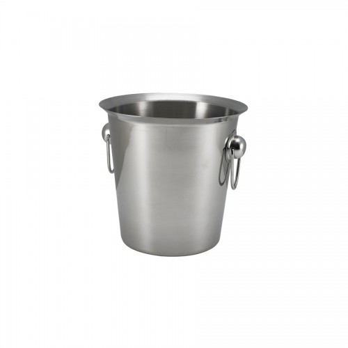 Stainles Steel Wine Bucket With Ring Handles