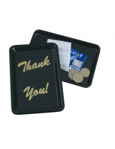 Bill Presenter & Tip Tray - Thank You