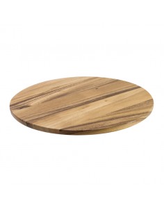 Genware Wood Cake Board 33cm Dia