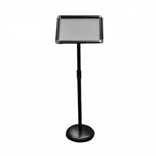 Adjustable Lobby Stand A4 Black Base