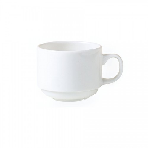 Monaco Cup White Stackable 21.25cl