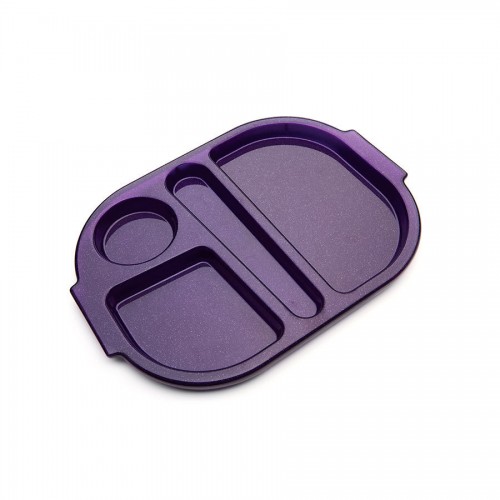 Meal Tray Purple Sparkle 28x23cm Polycarbonate