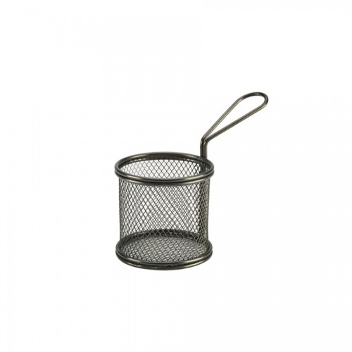 Black Serving Fry Basket