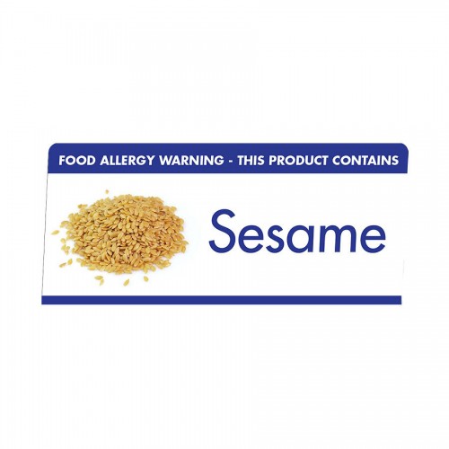 Allergen Buffet Notice Sesame