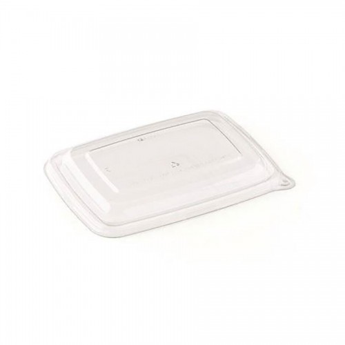 590ml Bagasse Salad Container PET Lid 300 Per Case