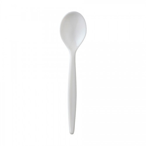 Polycarbonate Dessert Spoon Standard 20cm White