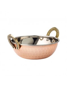 Copper Kadai Dish 5.25" (16.5oz)