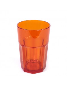 Harfield 340ml 12oz American Tumbler Trans Orange