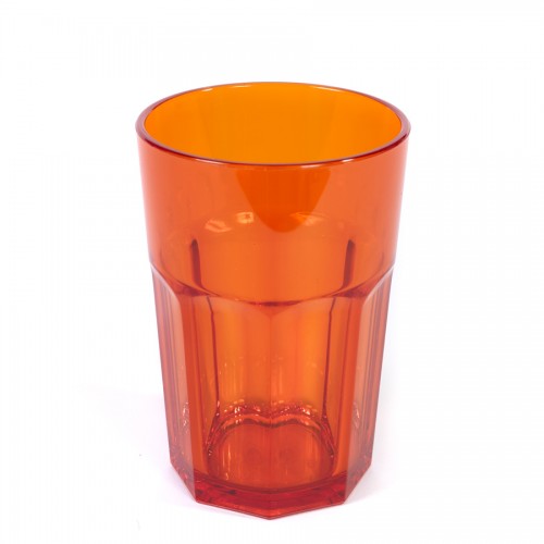 Harfield 340ml 12oz American Tumbler Trans Orange